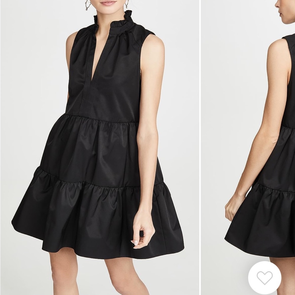 Amanda Uprichard Black Saffron Dress